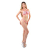 Rosa glitzerndes verführerisches Bikini Set mit Strass von Pleaser Dancewear – Ansicht 5