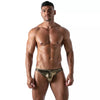 Bikini Briefs mit Glitzer & weichem Baumwoll-Futter - Gold | TOF Paris