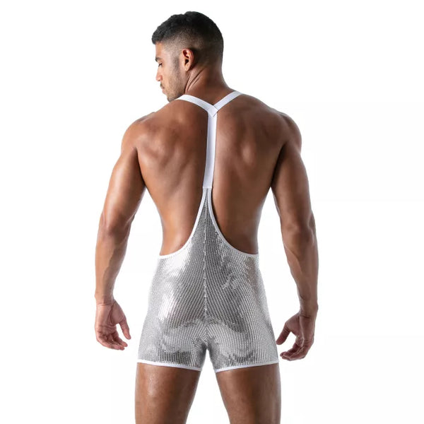 Silbernes Star-Singlet von TOF Paris – Ansicht 8