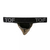 Silberner Sternen-Slip stringless von TOF Paris – Ansicht 3