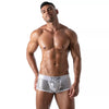Silberne Star-Boxershorts von TOF Paris – Ansicht 4