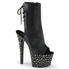 STARDANCE-1018-7 Plateau Stiefeletten - Schwarz | Pleaser
