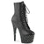 STARDANCE-1020 Plateau Stiefeletten Schwarz Matt | Pleaser