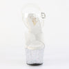 STARDANCE-708 Plateau Sandaletten Transparent | Pleaser