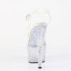 STARDANCE-708 Plateau Sandaletten Transparent | Pleaser