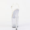 STARDANCE-808 Plateau Sandaletten Transparent | Pleaser