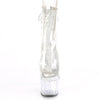 STARDUST-1018C-2RS Plateau Stiefeletten klar/transparent | Pleaser