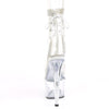 STARDUST-1018C-2RS Plateau Stiefeletten klar/transparent | Pleaser