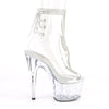 STARDUST-1018C-2RS Plateau Stiefeletten klar/transparent | Pleaser