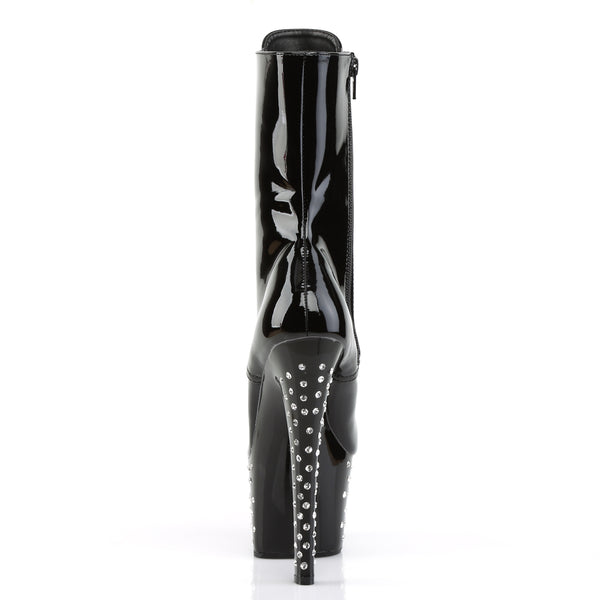 STARDUST-1020-7 Plateau Stiefeletten - Schwarz | Pleaser