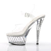 STARDUST-608 Plateau Sandaletten klar | Pleaser
