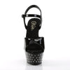 STARDUST-609 Plateau Sandaletten - Schwarz | Pleaser