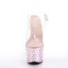 STARDUST-708 Plateau Sandaletten Baby Pink | Pleaser