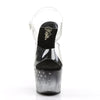 STARDUST-708T Plateau Sandaletten - Schwarz | Pleaser