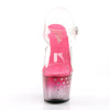 STARDUST-708T Plateau Sandaletten Pink | Pleaser