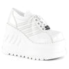 STOMP-08 Plateau Schuhe - Weiss | DemoniaCult