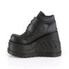 STOMP-15 Plateau Stiefeletten Schwarz | DemoniaCult