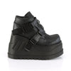 STOMP-15 Plateau Stiefeletten Schwarz | DemoniaCult