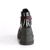 STOMP-18 Plateau Stiefeletten schwarz rot | DemoniaCult