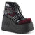 STOMP-18 Plateau Stiefeletten schwarz rot | DemoniaCult