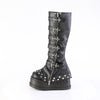 STOMP-223 - Plateau Stiefel - Schwarz Matt | DemoniaCult