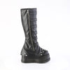 STOMP-223 - Plateau Stiefel - Schwarz Matt | DemoniaCult
