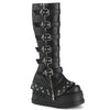 STOMP-223 - Plateau Stiefel - Schwarz Matt | DemoniaCult
