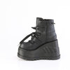 STOMP-60 - Plateau Stiefeletten - Schwarz Matt | DemoniaCult