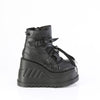 STOMP-60 - Plateau Stiefeletten - Schwarz Matt | DemoniaCult