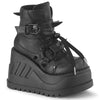 STOMP-60 - Plateau Stiefeletten - Schwarz Matt | DemoniaCult
