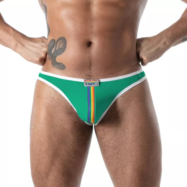 Grüner Pride Joyful-String von TOF Paris – Ansicht 4