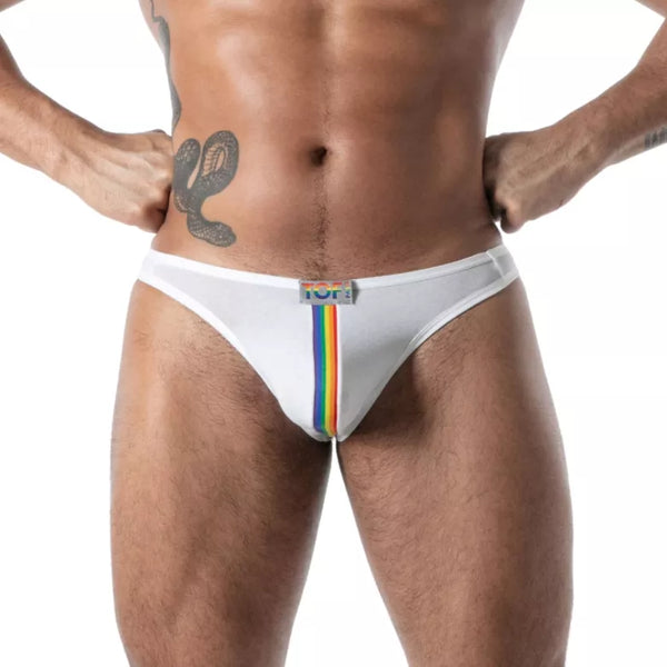 Weißer Pride Joyful-String von TOF Paris