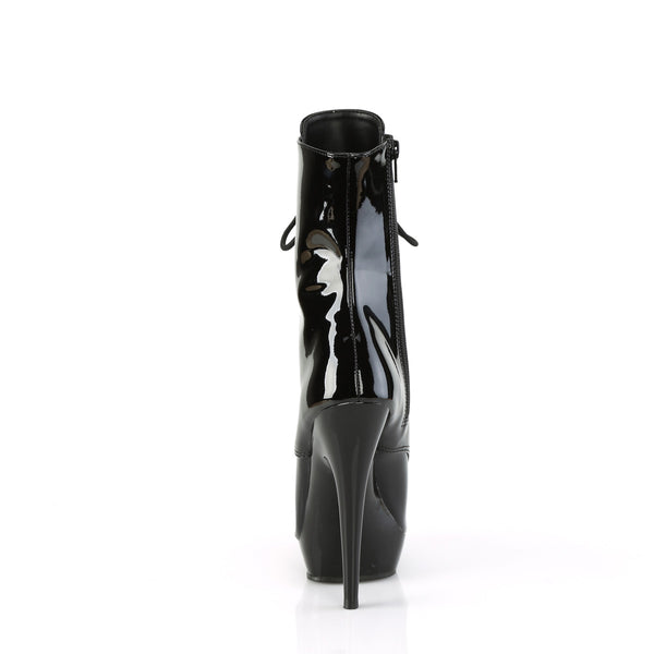SULTRY-1020 Plateau Stiefeletten - Schwarz | Fabulicious