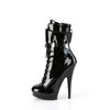 SULTRY-1023 Plateau Stiefeletten - Schwarz | Fabulicious