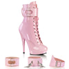 SULTRY-1023 Plateau Stiefeletten - Babyrosa | Fabulicious