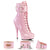SULTRY-1023 Plateau Stiefeletten - Babyrosa | Fabulicious