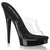 SULTRY-601 Plateau Pantoletten - Schwarz | Fabulicious