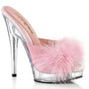 SULTRY-601F Plateau Pantoletten - Rosa | Fabulicious