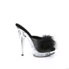 SULTRY-601F Plateau Pantoletten - Schwarz | Fabulicious