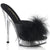 SULTRY-601F Plateau Pantoletten - Schwarz | Fabulicious