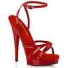 SULTRY-638 Sandalette Rot | Fabulicous