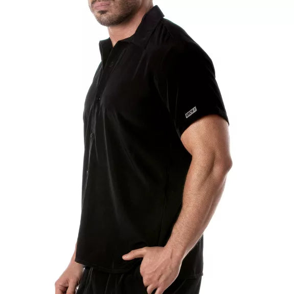 Herren Bermuda Shorts - Leicht, elastisch & elegant schwarz | TOF Paris