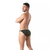Schwarzer Swim Chain Brief mit markantem Metall Akzent von TOF Paris – Ansicht 3