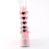 SWING-230C Plateau Stiefel - PVC Rosa | DemoniaCult