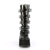 SWING-230C Plateau Stiefel - PVC Schwarz | DemoniaCult