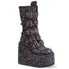 SWING-230G Plateaustiefel Mehrfarbig schwarz | DemoniaCult