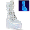 SWING-230G Plateaustiefel Weiss | DemoniaCult