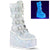 SWING-230G Plateaustiefel Weiss | DemoniaCult