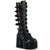 SWING-815 Plateau Stiefel - Schwarz Lack/Holo | DemoniaCult