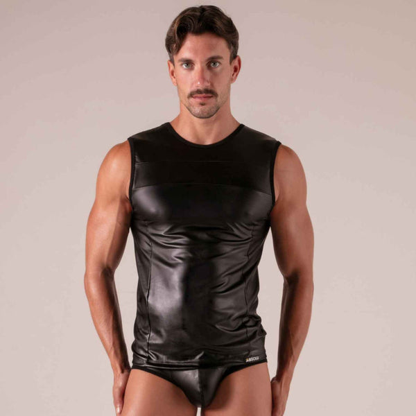 Master Tanktop Schwarz von Absolu Male